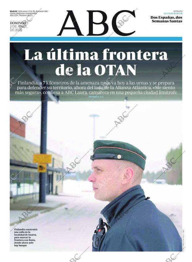 ABC MADRID 02-04-2023 página 1