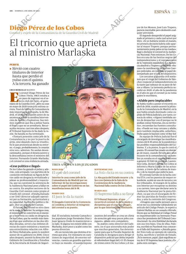 ABC MADRID 02-04-2023 página 23
