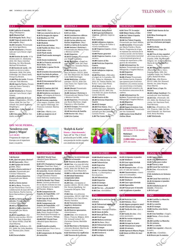 ABC MADRID 02-04-2023 página 69