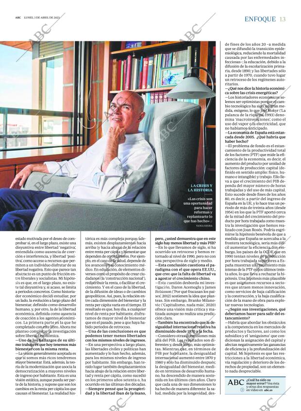 ABC MADRID 03-04-2023 página 13