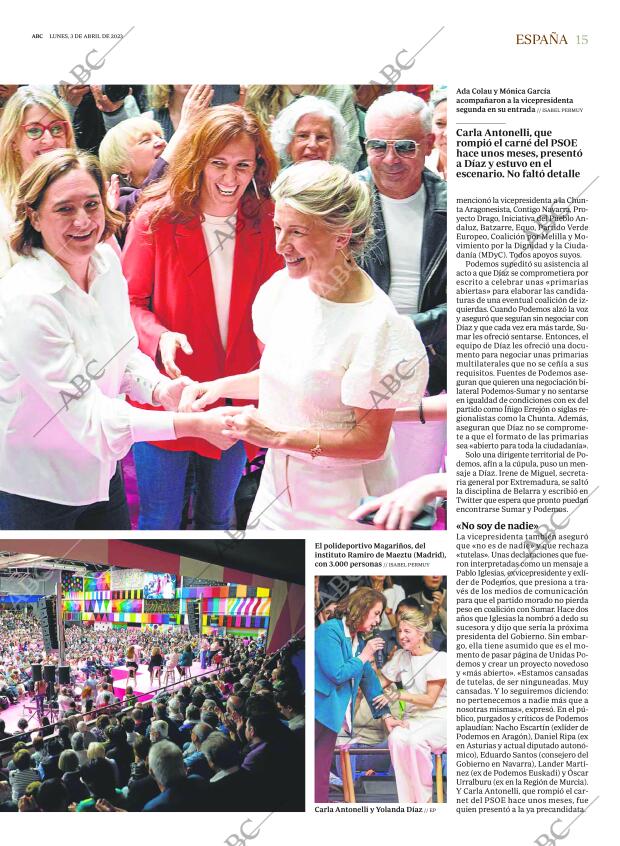 ABC MADRID 03-04-2023 página 15