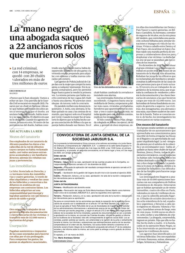 ABC MADRID 03-04-2023 página 21
