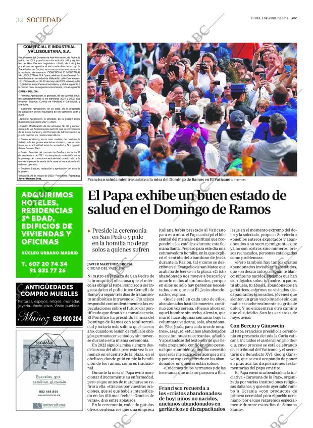 ABC MADRID 03-04-2023 página 32