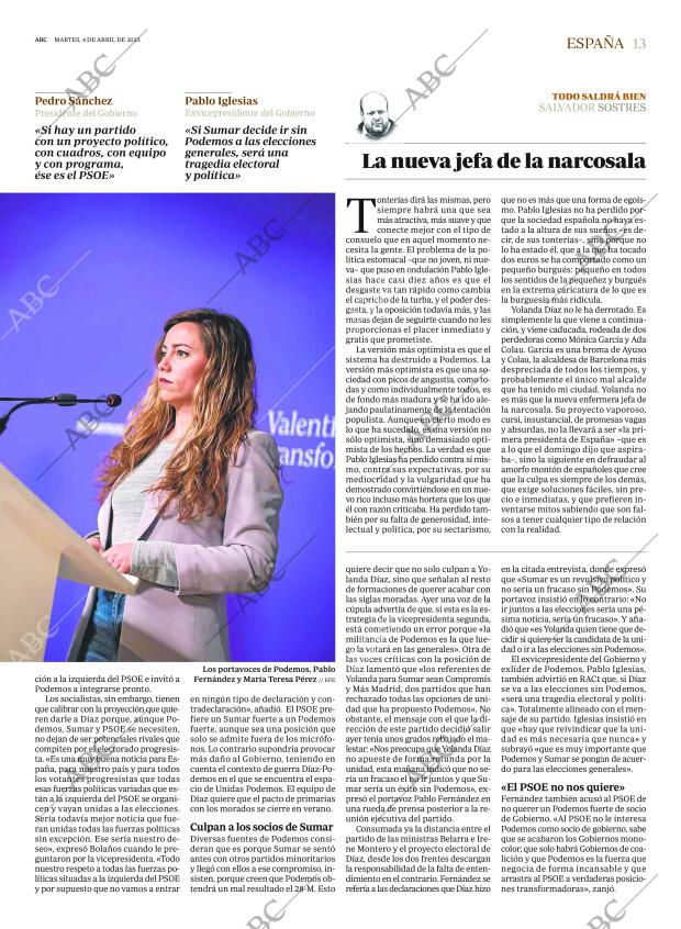 ABC MADRID 04-04-2023 página 13