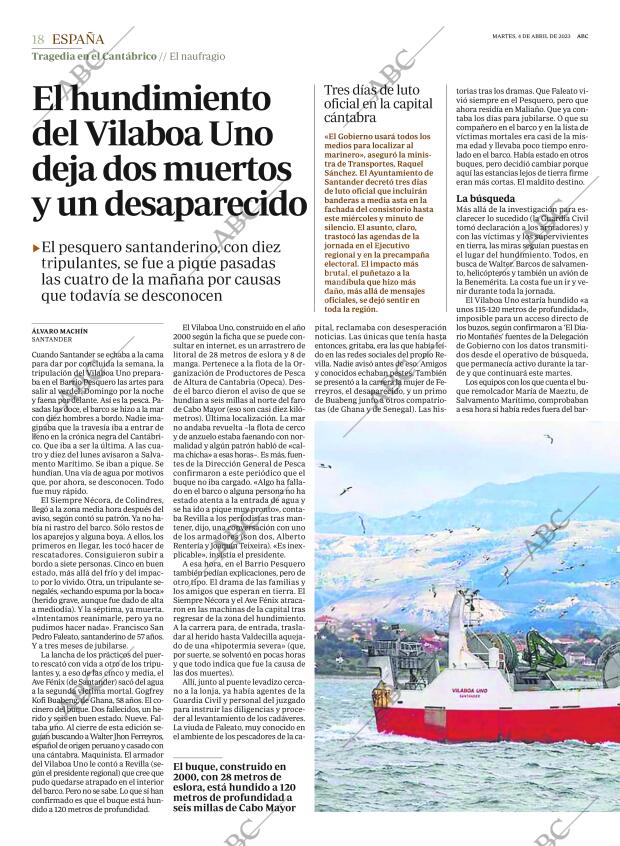 ABC MADRID 04-04-2023 página 18