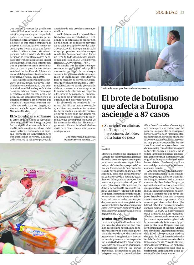 ABC MADRID 04-04-2023 página 33