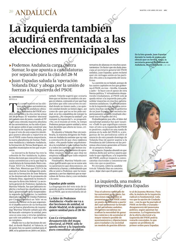 ABC SEVILLA 04-04-2023 página 20