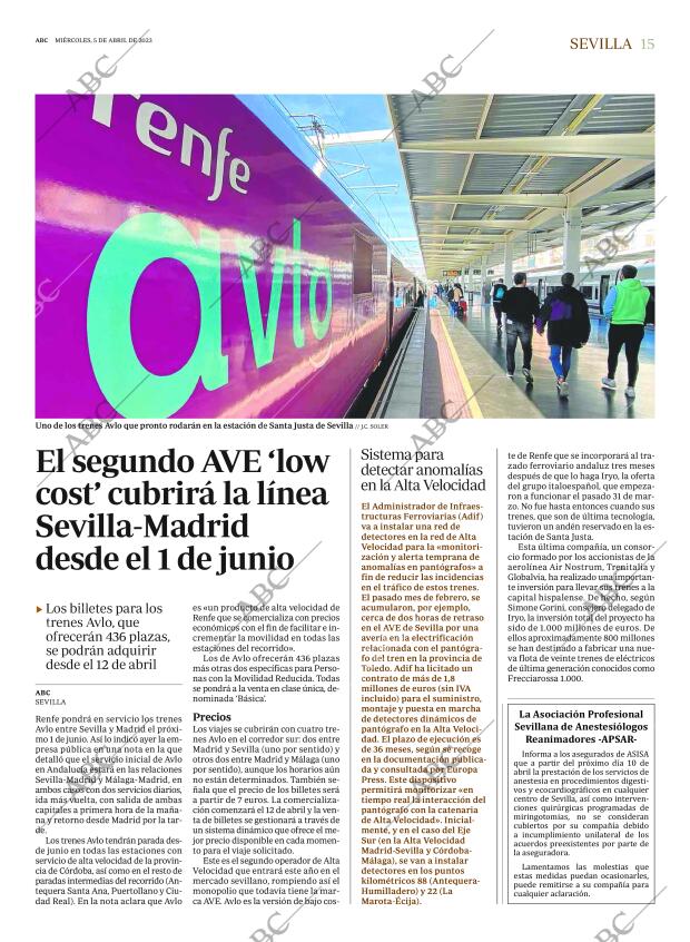 ABC SEVILLA 05-04-2023 página 15