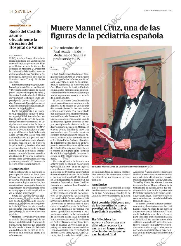 ABC SEVILLA 06-04-2023 página 14