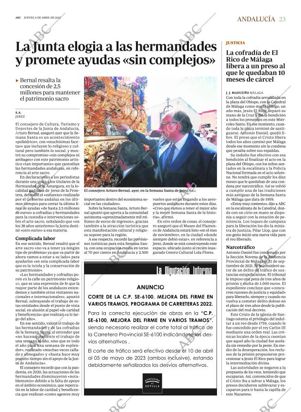 ABC SEVILLA 06-04-2023 página 23