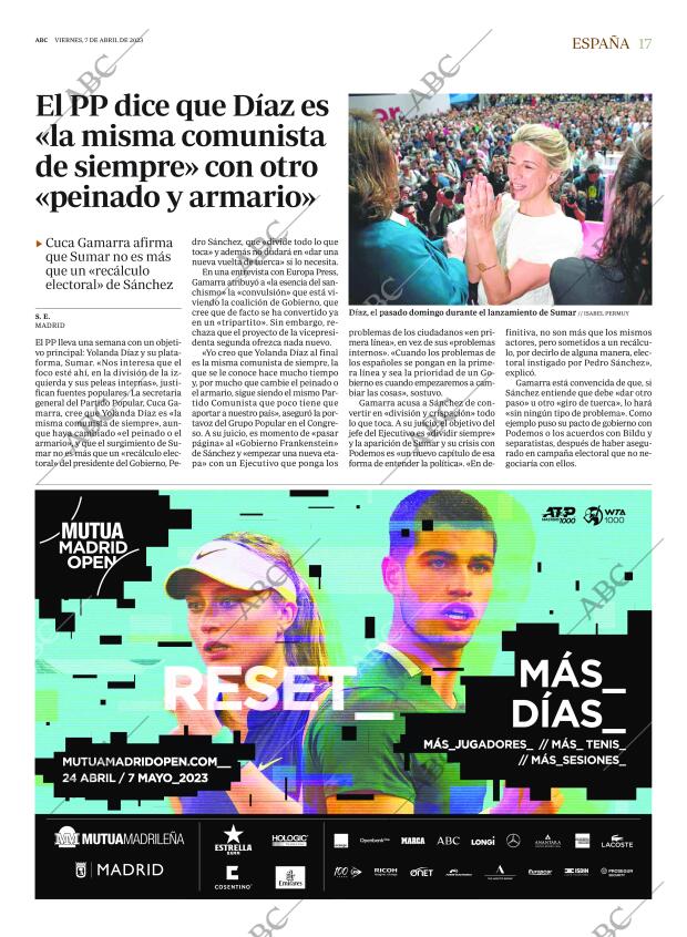 ABC MADRID 07-04-2023 página 17