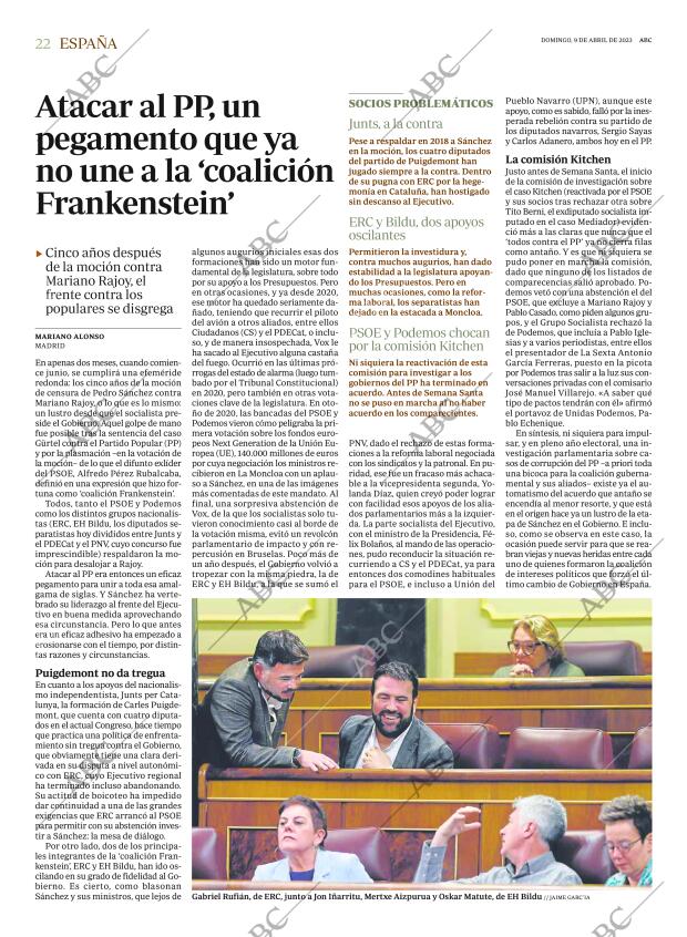 ABC MADRID 09-04-2023 página 22