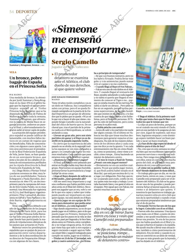 ABC MADRID 09-04-2023 página 54