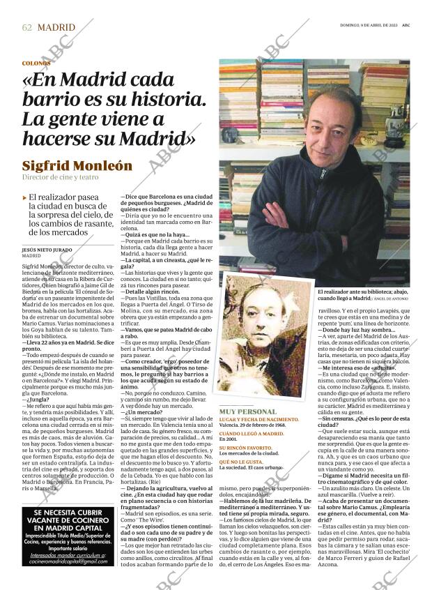 ABC MADRID 09-04-2023 página 62