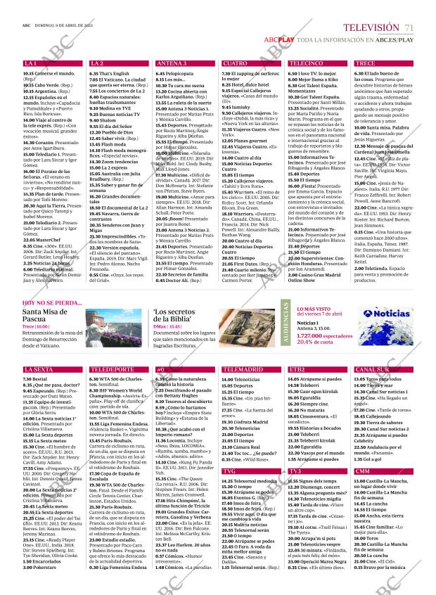 ABC MADRID 09-04-2023 página 71