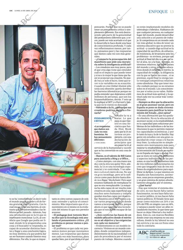 ABC MADRID 10-04-2023 página 13