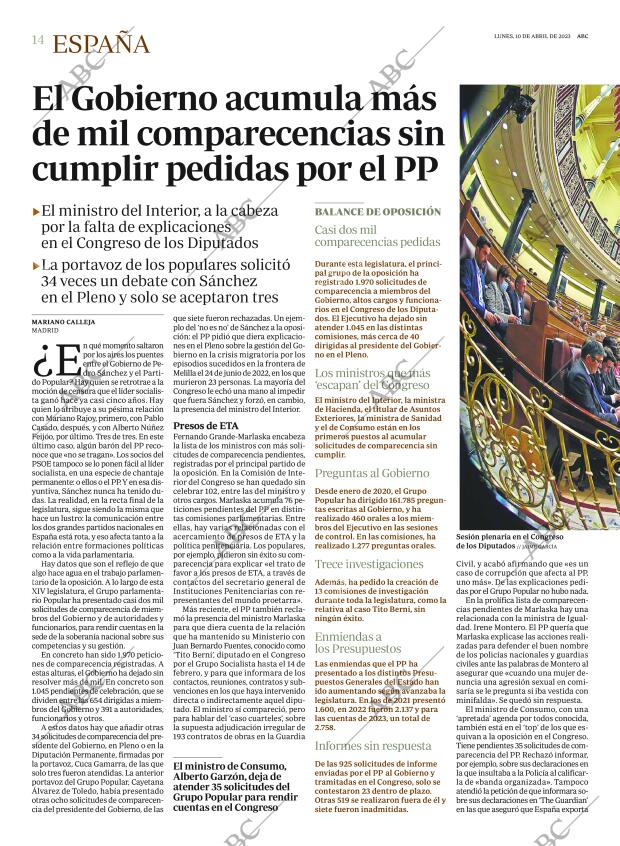 ABC MADRID 10-04-2023 página 14