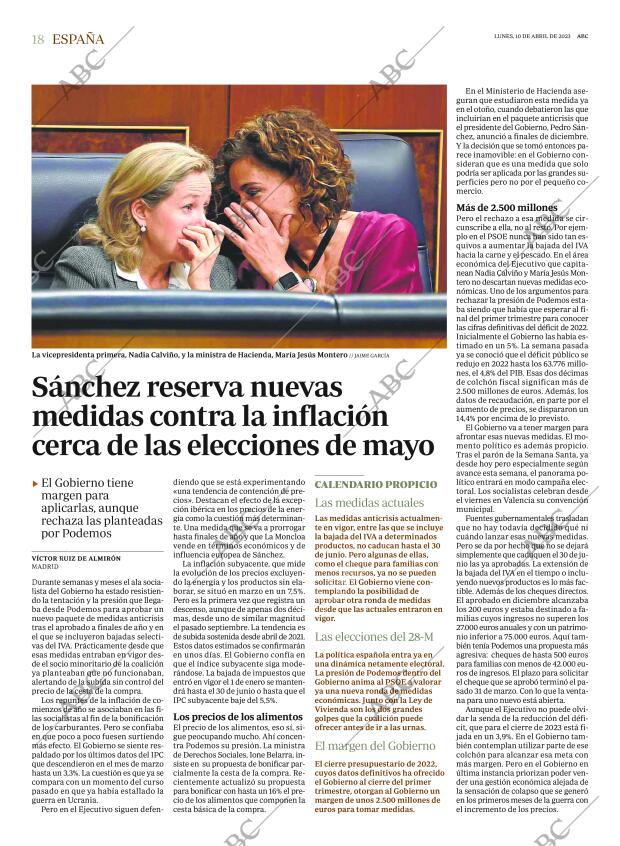 ABC MADRID 10-04-2023 página 18