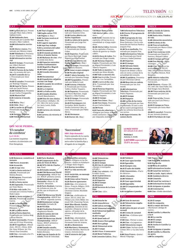ABC MADRID 10-04-2023 página 63