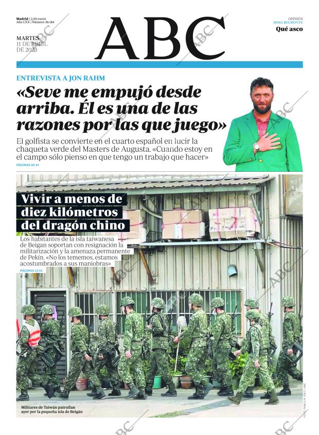 ABC MADRID 11-04-2023 página 1