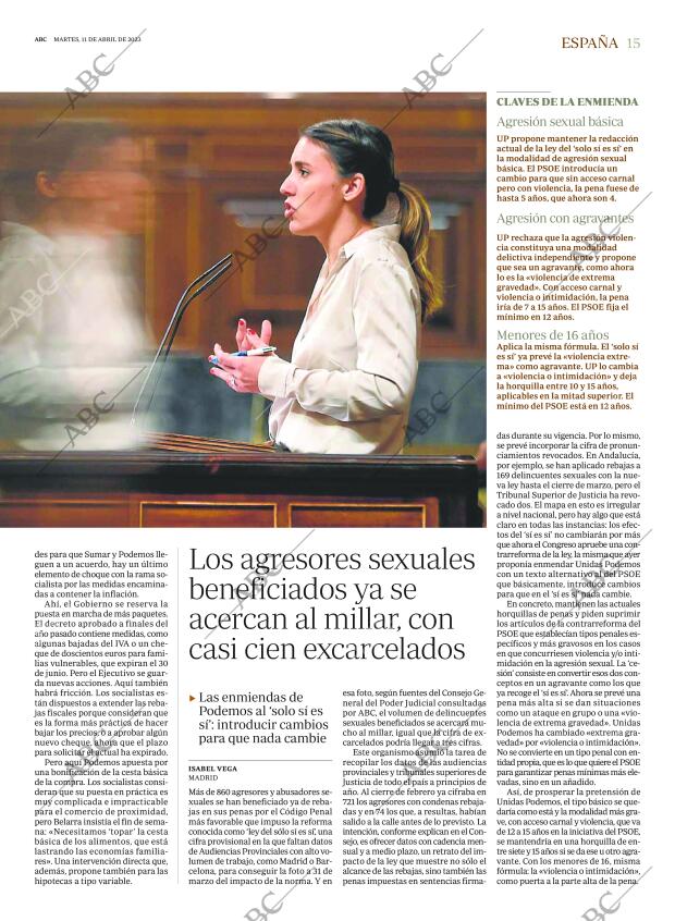 ABC MADRID 11-04-2023 página 15