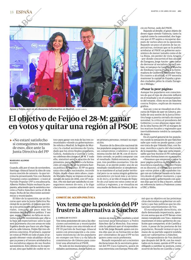 ABC MADRID 11-04-2023 página 18