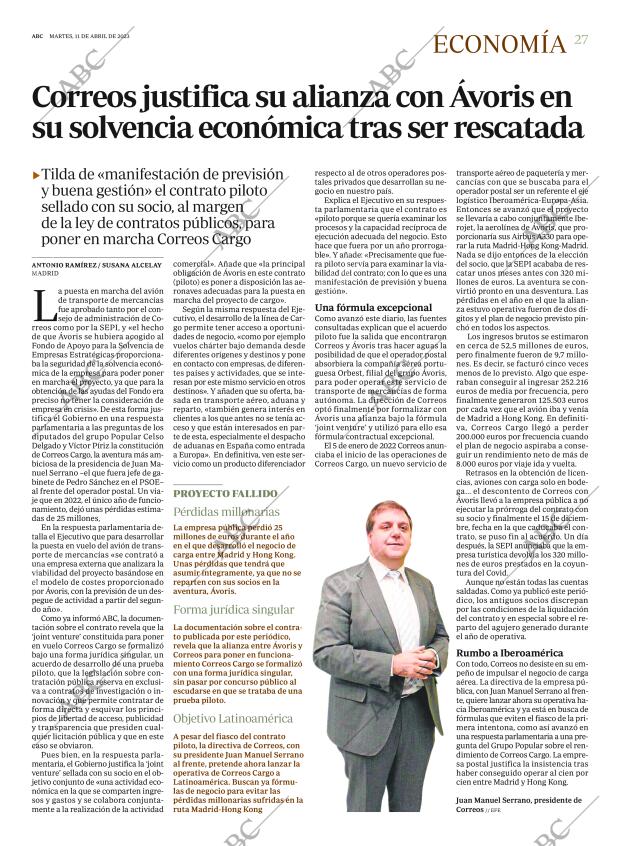 ABC MADRID 11-04-2023 página 27