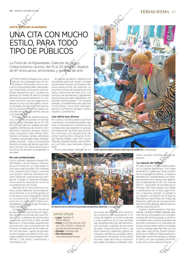 ABC MADRID 11-04-2023 página 45