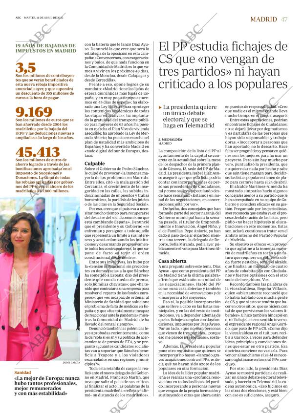 ABC MADRID 11-04-2023 página 47