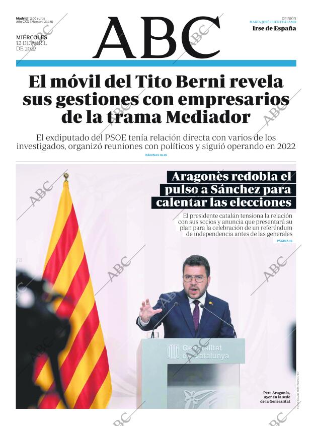 ABC MADRID 12-04-2023 página 1