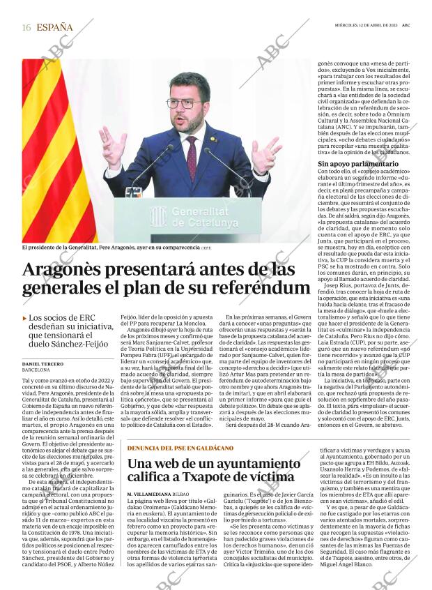 ABC MADRID 12-04-2023 página 16