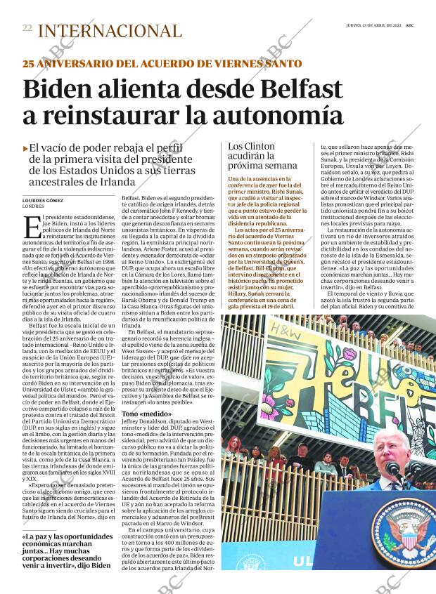 ABC MADRID 13-04-2023 página 22