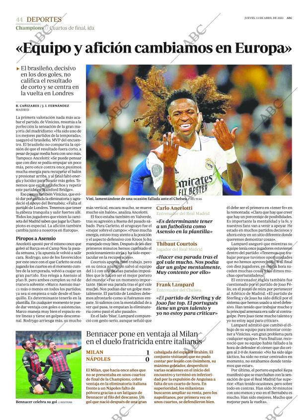 ABC MADRID 13-04-2023 página 44