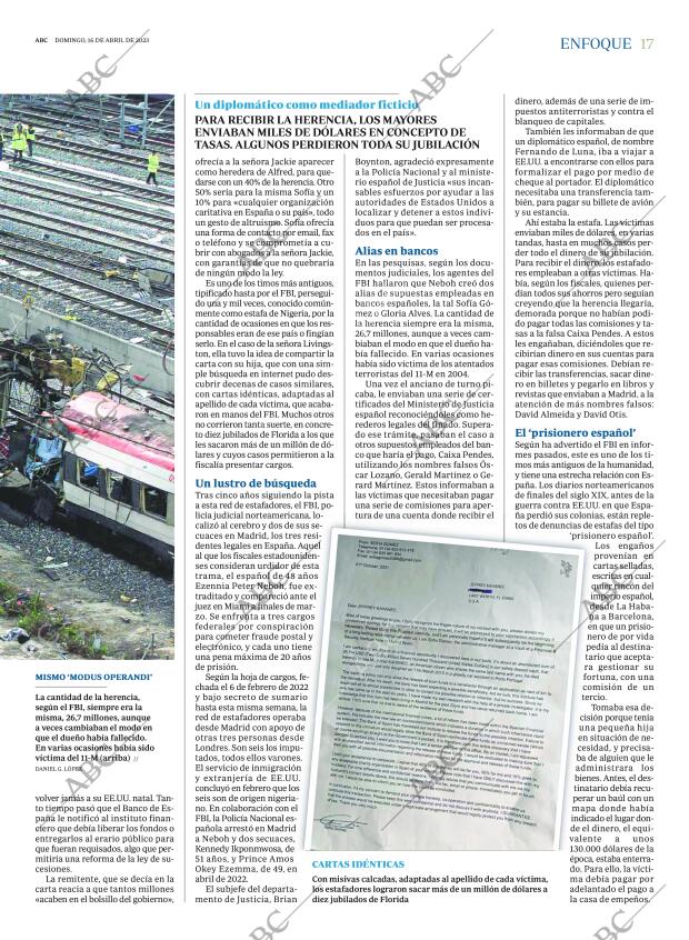ABC MADRID 16-04-2023 página 17