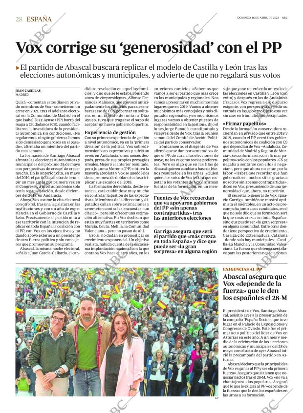 ABC MADRID 16-04-2023 página 28