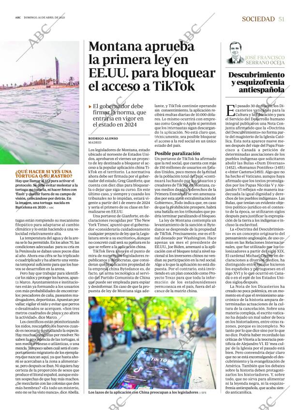 ABC MADRID 16-04-2023 página 51
