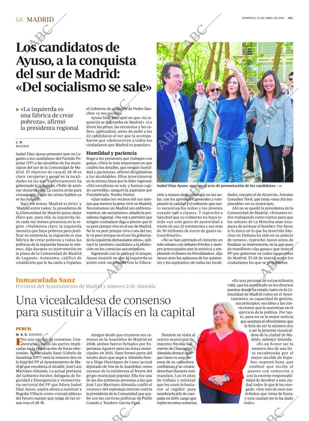 ABC MADRID 16-04-2023 página 68