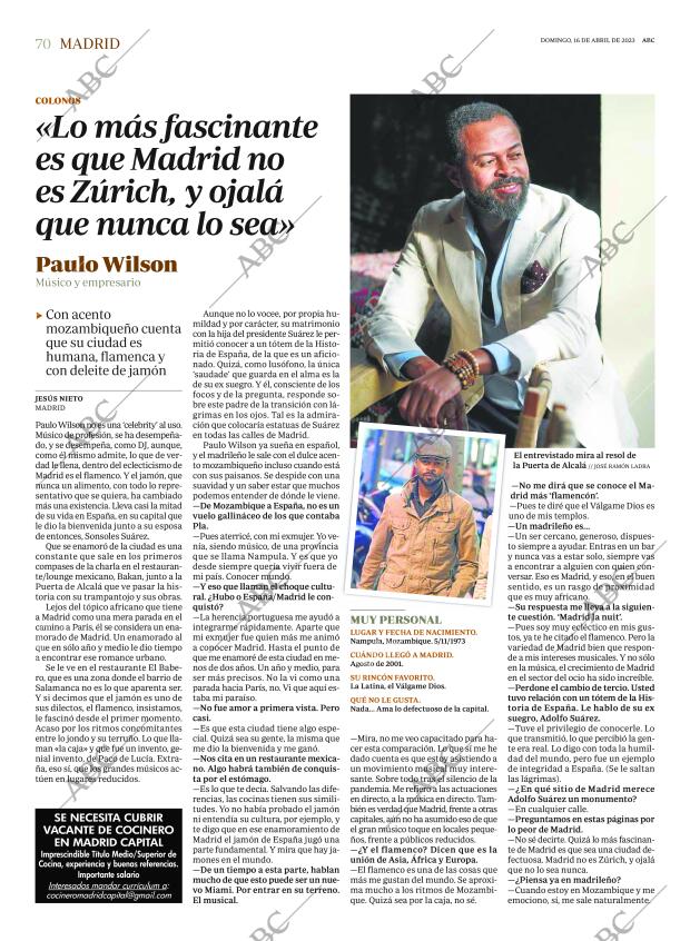 ABC MADRID 16-04-2023 página 70