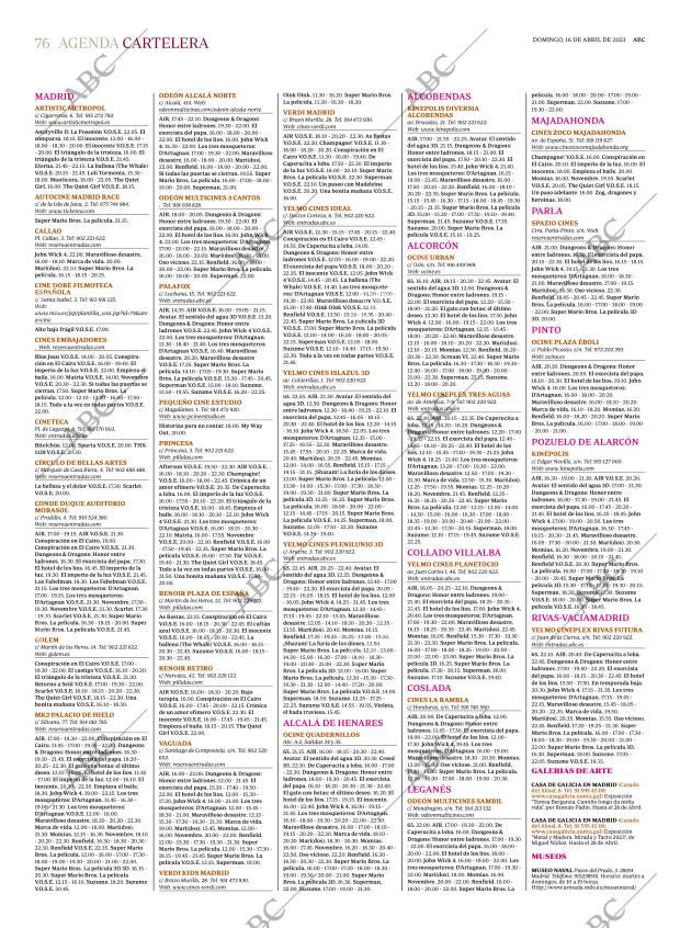 ABC MADRID 16-04-2023 página 76