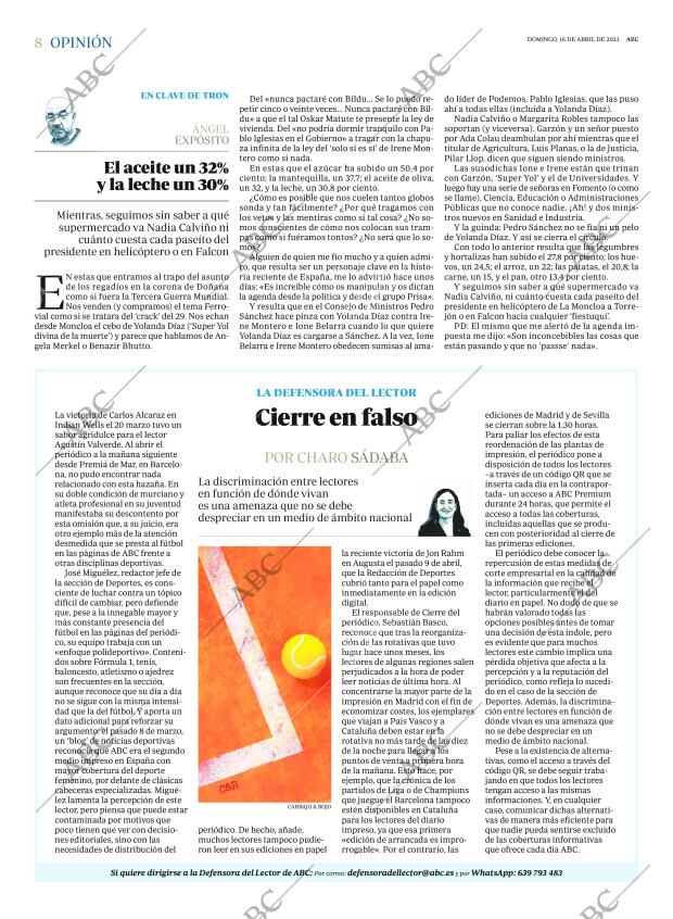 ABC MADRID 16-04-2023 página 8