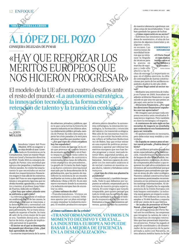 ABC MADRID 17-04-2023 página 12