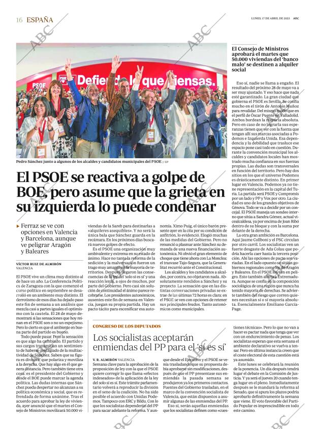 ABC MADRID 17-04-2023 página 16