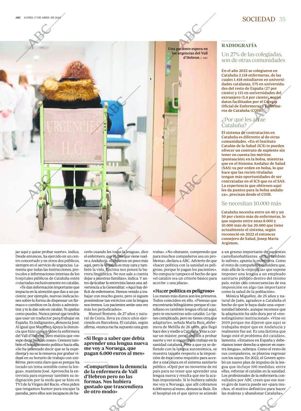 ABC MADRID 17-04-2023 página 35