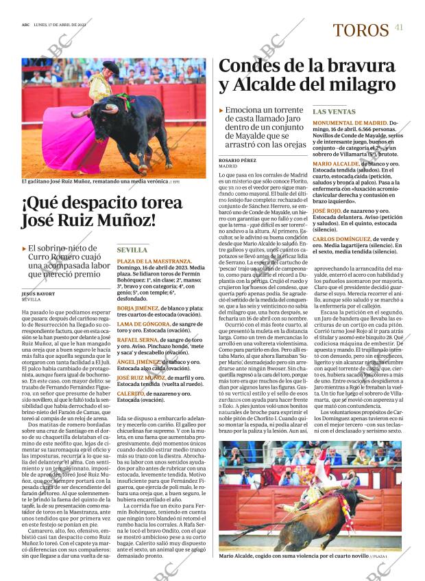 ABC MADRID 17-04-2023 página 41