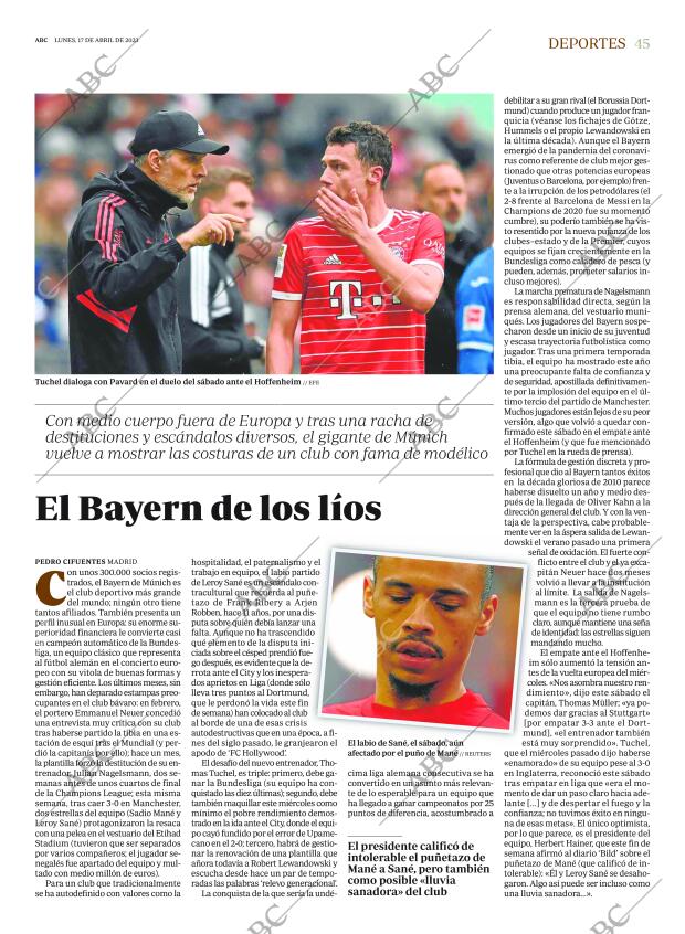 ABC MADRID 17-04-2023 página 45