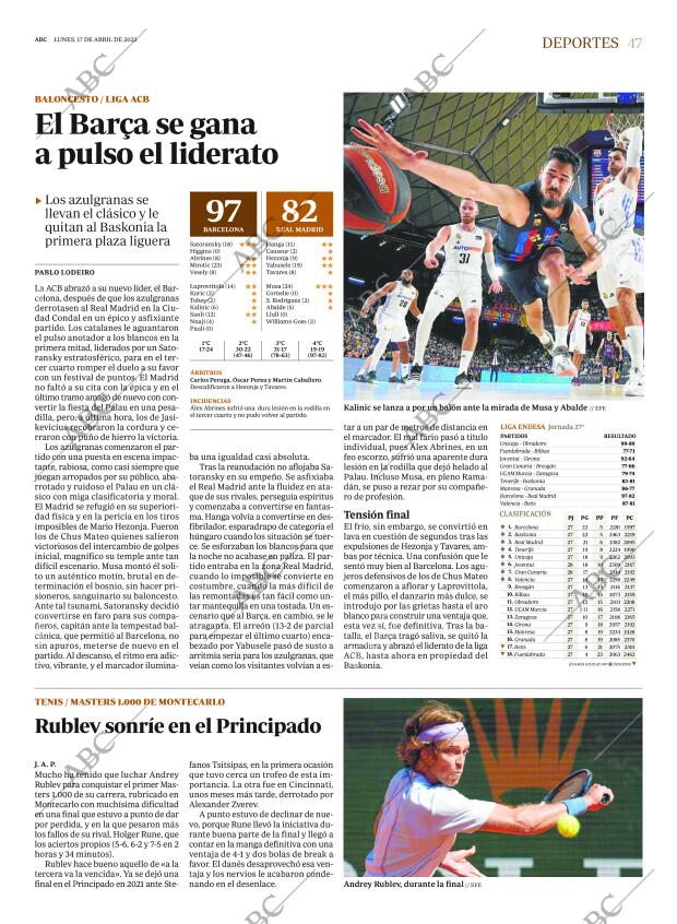ABC MADRID 17-04-2023 página 47