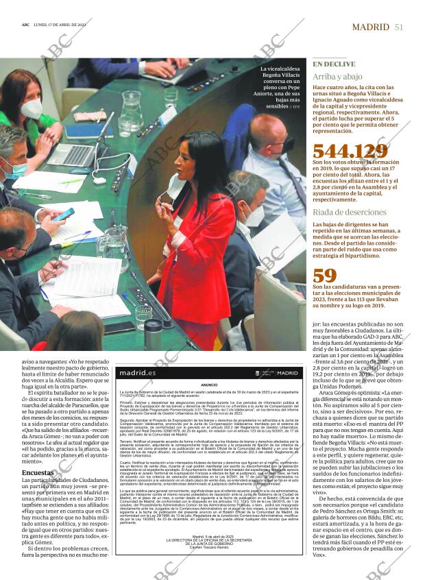 ABC MADRID 17-04-2023 página 51