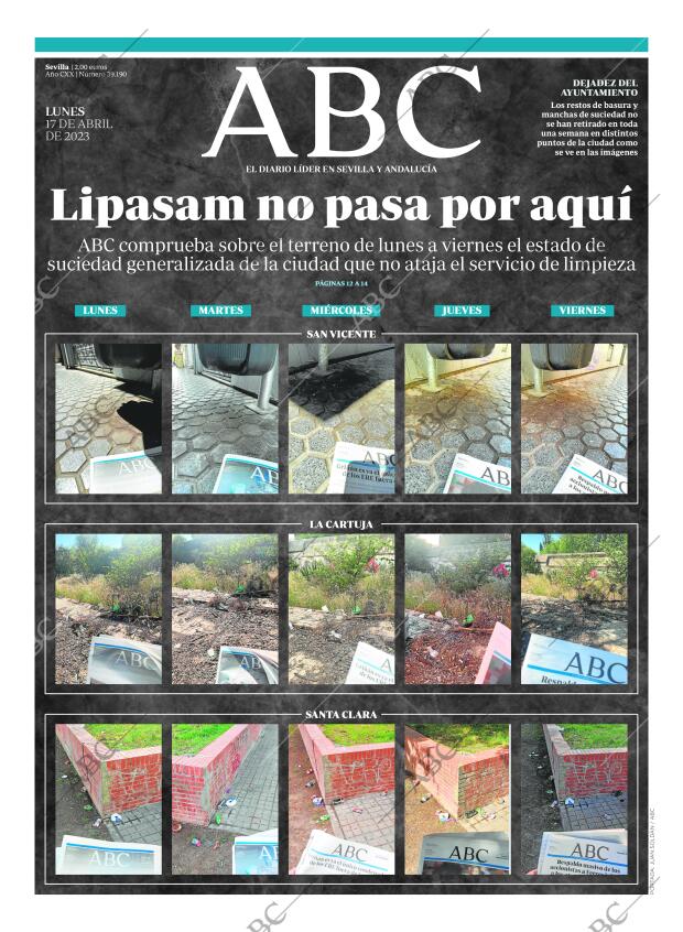 ABC SEVILLA 17-04-2023 página 1