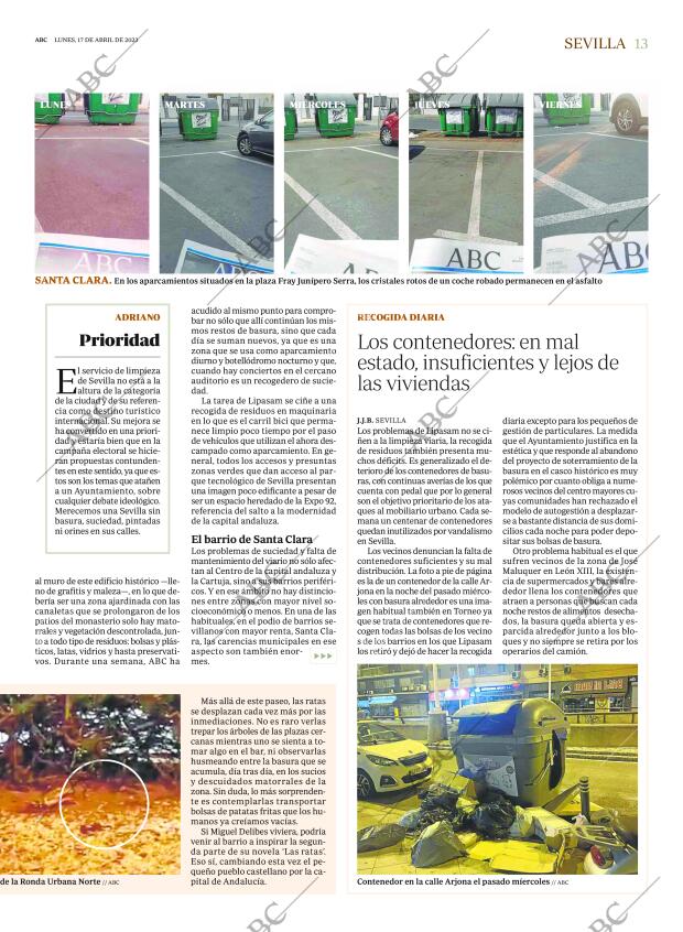 ABC SEVILLA 17-04-2023 página 13