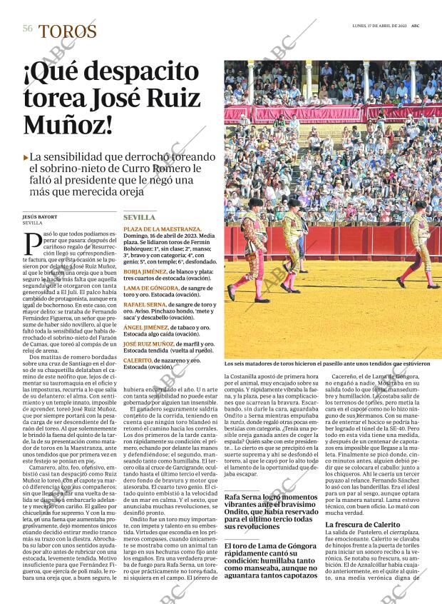 ABC SEVILLA 17-04-2023 página 56